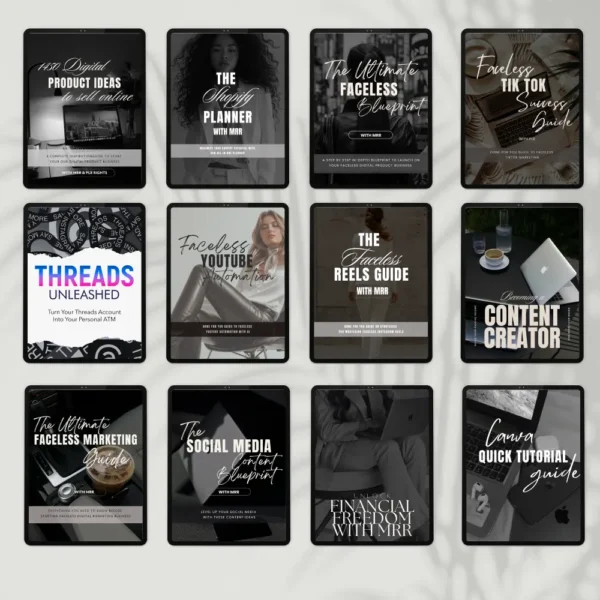 Digital Products To Sell with MRR and PLR