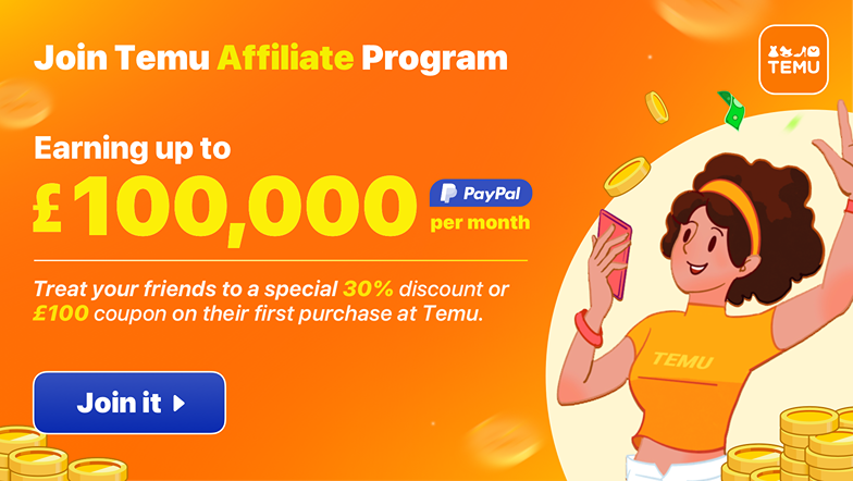 Temu affiliate program